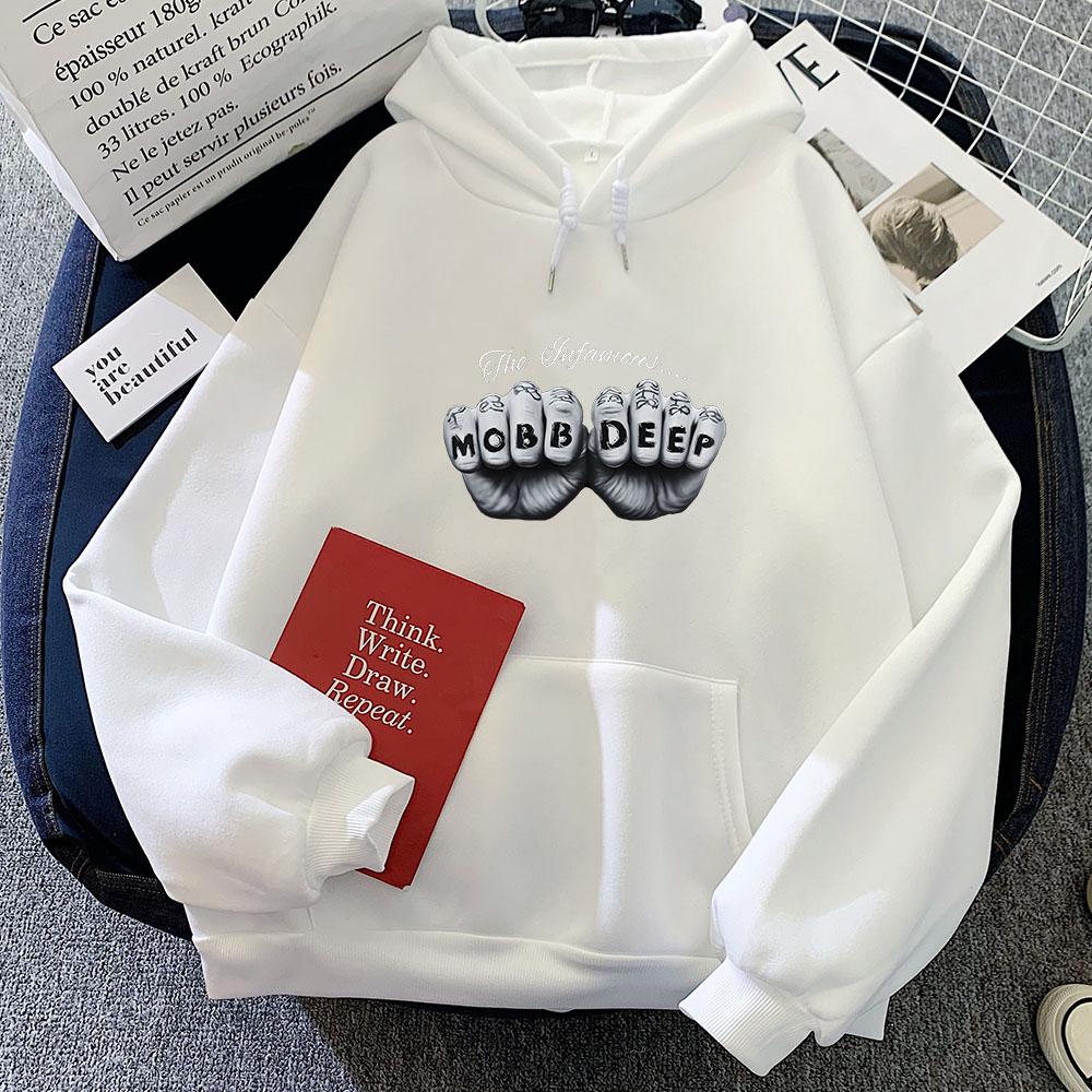 Mobb Deep Hip Hop Aesthetic Hoodie Funko Pop Fashion Sweatshirt Long Sleeve Comfortable Clothing Moletom Hooded Pullovers Soft