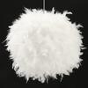 Modern Feather Lamp Chandelier Bedroom Decoration Exhibition Hall Chandelier Simple White Feather LED Lighting