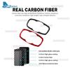 Real Soft Carbon Fiber Sticker For Ford Focus MK4/Focus ST 2019 2020 2021 2022 2023 2024 2025 LHD RHD Car Headlight Switch Frame