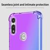 Klare, süße Handyhülle mit Farbverlauf, schlanke, kratzfeste, flexible TPU-Abdeckung, stoßfeste Schutzhülle für Moto E30 G Play Stylus 5G 2024 Power Plus E13