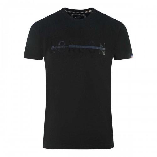 Aquascutum Mens London 1851 Split Logo T-Shirt
