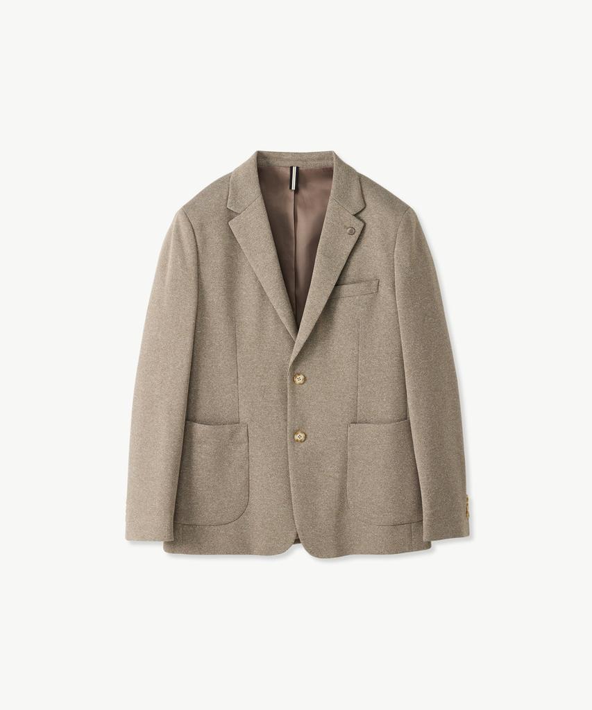 STCO Diems Birdseye Knit Classic Jacket_Beige (Classic Fit)_Djavc02Csd