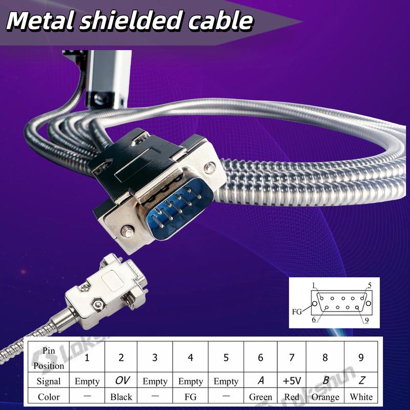 Sino KA-500 Slim Linear Glass Scale Ruler Digital DRO Grating Ruler 1um TTL Precision Measurement Small Thin 370-770mm