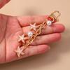 Aihua Cute Keychain Y2K Summer Beach Pearl Shell Key Chains For Women Girls Handbag Pendants Keyring Ocean Vacation Jewelry Gift