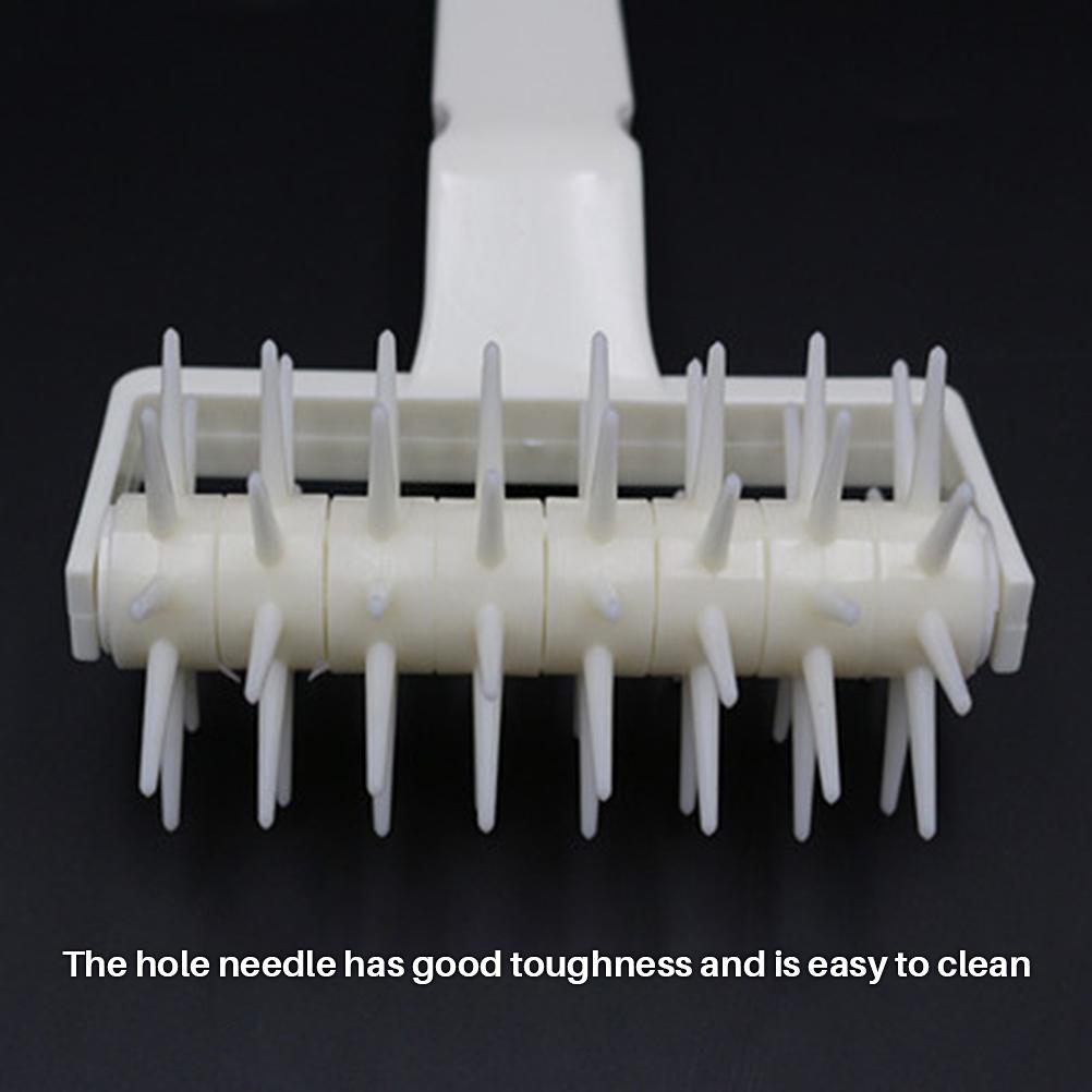 Pastry Pizza Plastic Dough Needle Wheels Roller Bread Hole Punch DIY Baking Tool