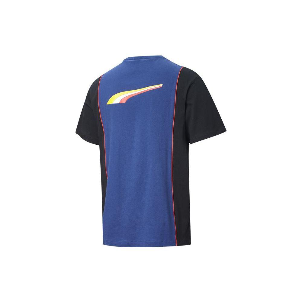 Puma X Randomevent Collaboration Round Neck Casual Short Sleeve T-Shirt Unisex T-Shirts Blue 598070-42