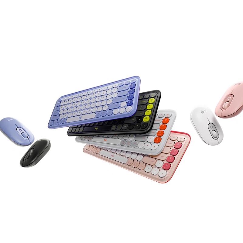 Logitech POP ICON COMBO Wireless Keyboard & Mouse Set