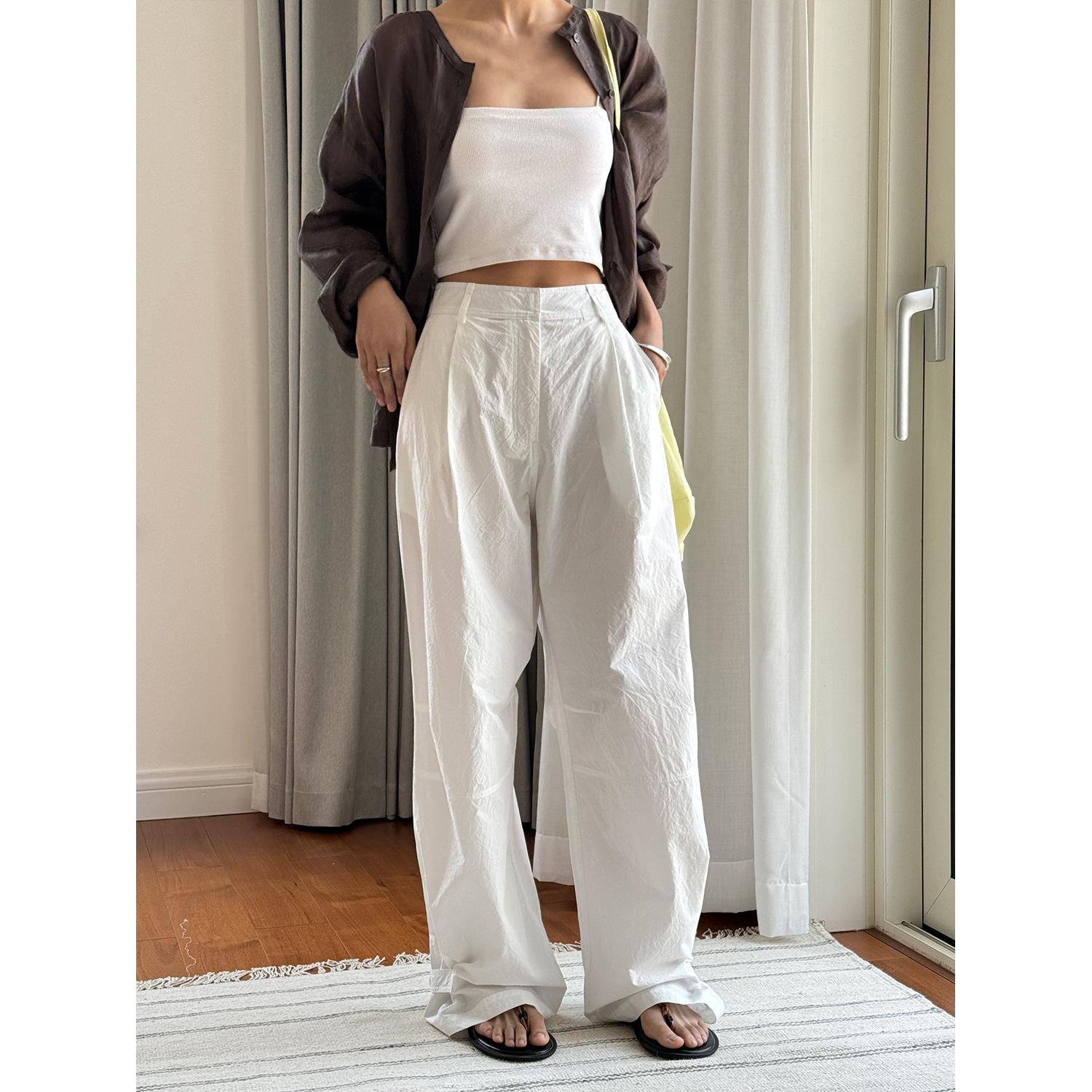 

Louvre Летние повседневные хлопковые солнцезащитные брюки в корейском стиле для женщин