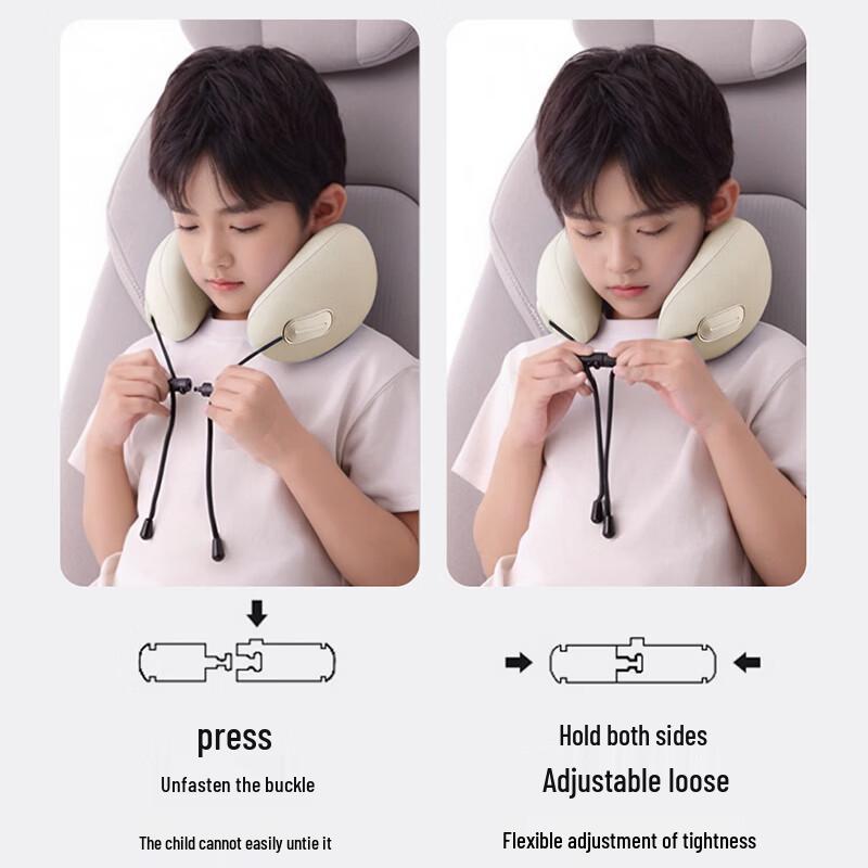 Children's Memory Foam U-Shaped Travel Neck Pillow