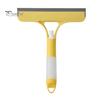 Streak-free Window Cleaning Scraper Glass Wiper 3-In-1 with Spray Bottle Surface Cleaner Tool Ergonomic Handle All-Purpose Integrated