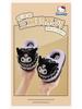 Sanrio Winter Furry Cotton Slippers for Girls – Warm Indoor Cartoon Shoes with Thick Soles, available in Parent-Child Sizes.