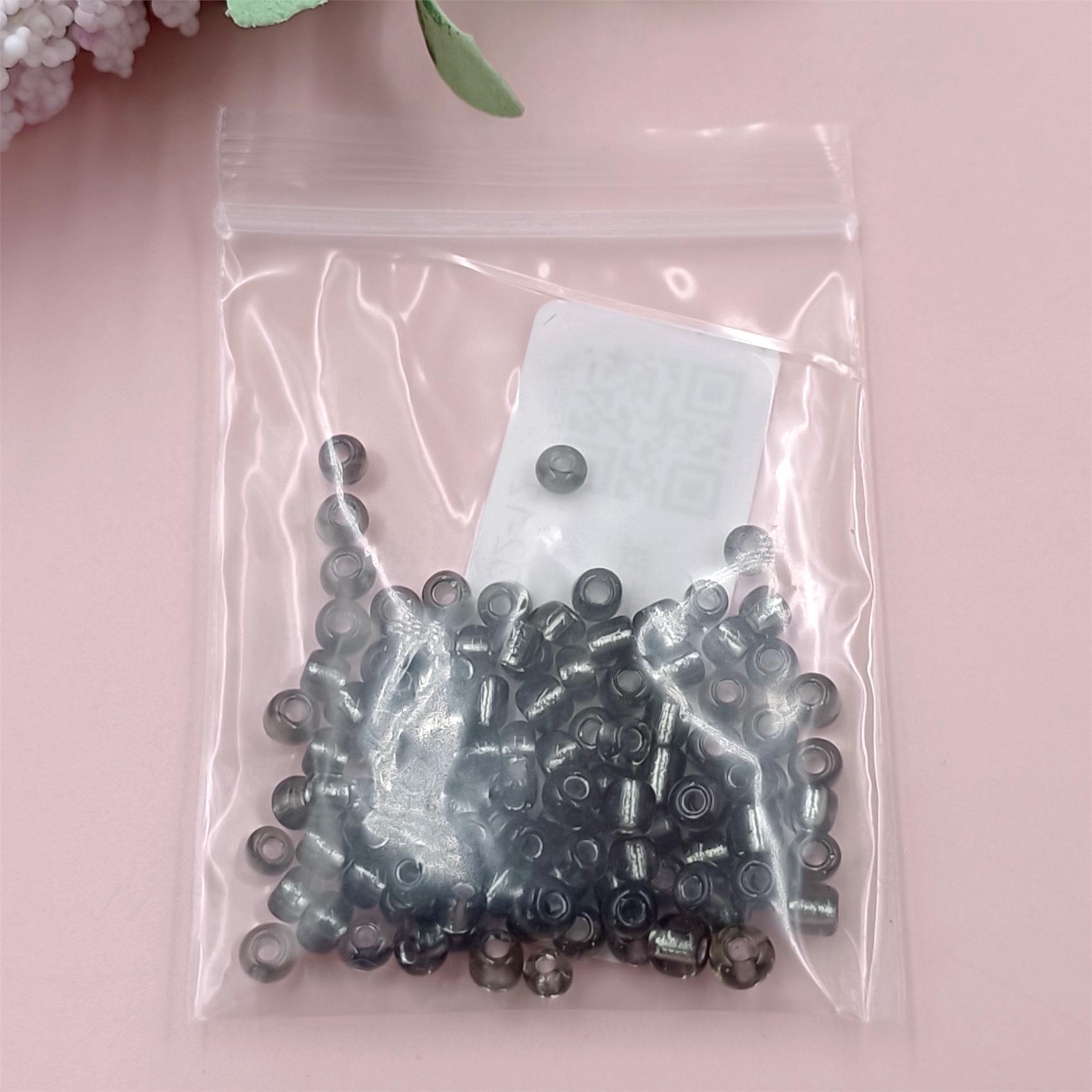 

500 шт. для изготовления ювелирных изделий, 4 мм, серьги «сделай сам», ожерелье, браслет, свободные бусины-разделители, очаровательные стеклянные бусины, разноцветные разноцветные чёрный