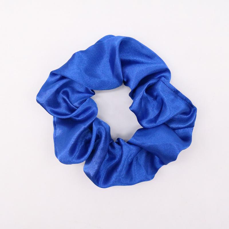 Vintage French Satin Silk Hair Tie - Retro Versatile Accessory