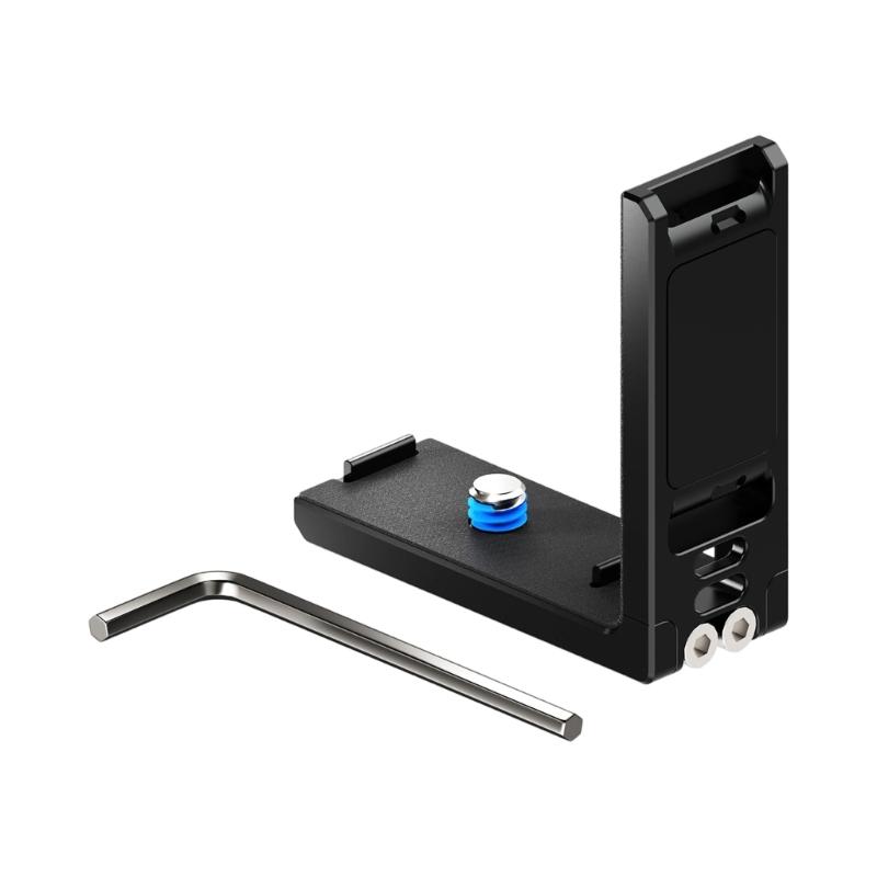 

L Shaped Magnetic Quick Release Mount for Cameras with Charging Port Lightweight Aluminum Alloy Stable Photography