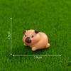 10-30pcs Mini Capybara Figurine DIY Landscape Home Decor Ornament Dollhouse Miniature Fairy Garden Decoration Accessory Modern