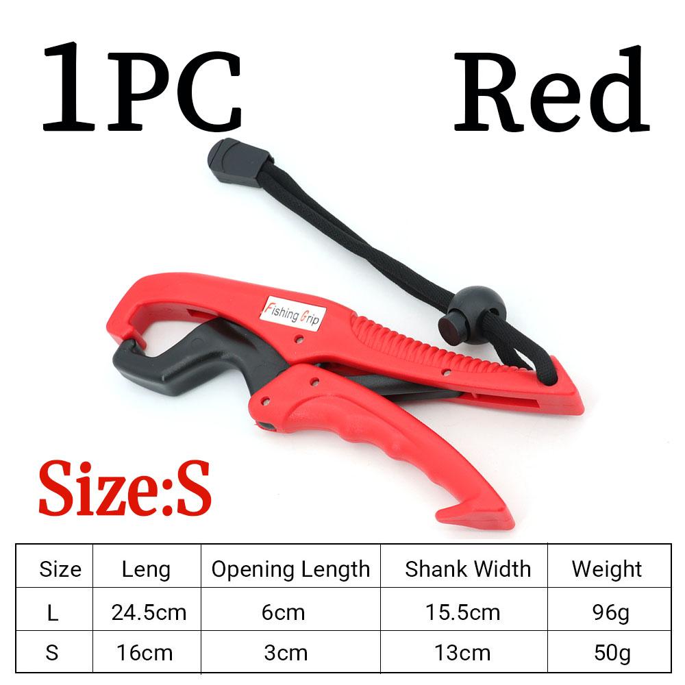 

1PC High-Strength ABS Fish Gripper with Floating Design, Anti-Slip Jaw & Ergonomic Handle for Bass Catfish Panfish Fishing Tool