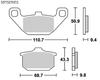Kitaco SBS Brake Pad 557HS Sintermetal GPZ250R GPZ900R GPZ1000RX Vulcan 1500 777-0557020