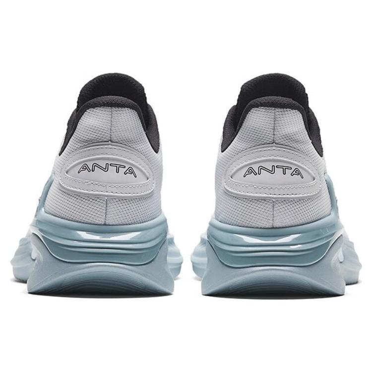 Anta City Lace Up Abrasion Resistant Low top Running Shoes Men's Black 112335566-2