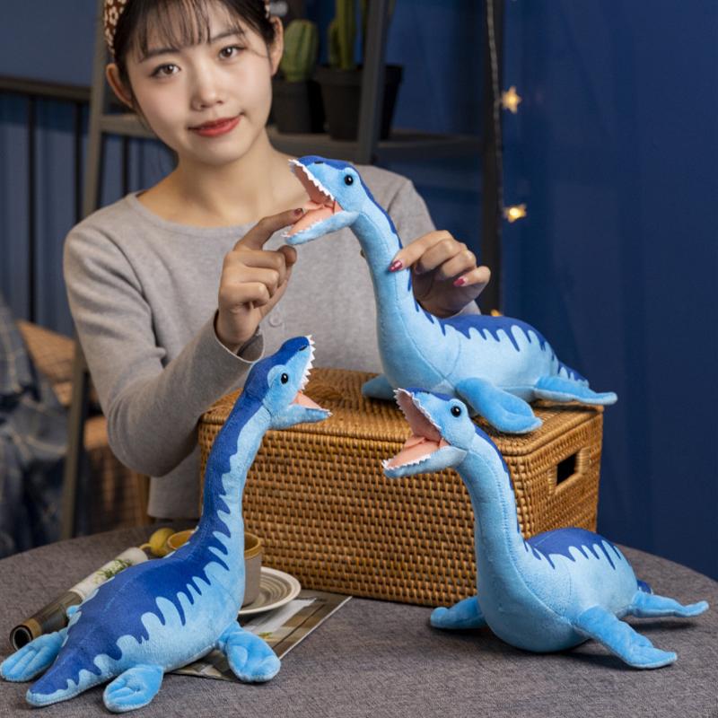 Nessie Apex Plush Toy Blue Dinosaur Doll Loch Ness Monster Kid Birthday Gift