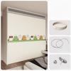 Rideau à coulisse pliante pour dressing, Rideaux de dressing pliants sans portes, Rideaux de porte anti-poussière pour armoire