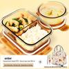 UOSO Microwave-Safe Glass Lunch Box
