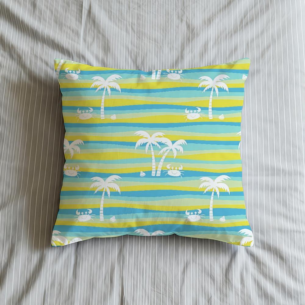 

Cushion Cover Scenery Beach Soft Case For Sofa Living Room Home Comfortable Office Decor Protective Pillow Covers 30cmx30cm