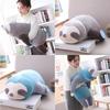 Adorable Sloth Plush Toy Pillow For Kids And Girls Short Plush And Pp Cotton Stuffed Blue And Grey