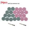 Grinding Wheel Sanding Disc For Buffing Wheel Mini Power Tool Accessories Replacement Small 20mm 24 Pieces/Set