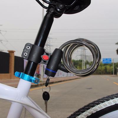 Câble de Sécurité Antivol Moto Vélo Acier Inoxydable Câble de Verrouillage Cercle de Sécurité