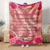 Granddaughter'S Love Inspiration Customize Your Name Blanket Warm Comfortable And Soft Blankets Are Suitable For Home Lunch Break Blanket Office Sofa