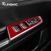 Real Soft Carbon Fiber Sticker For Kia Sportage 2017 2018 2019 2020 2025 LHD RHD Car Front Rear Door Window Llift Panel Trim