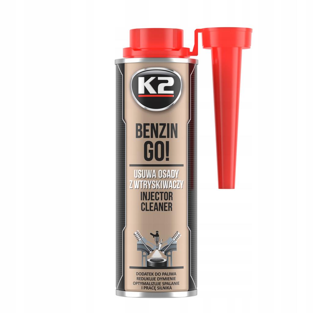 K2 Benzina Vai! Additivo Carburante Pulisce Iniettori Rimuove Depositi 250ml