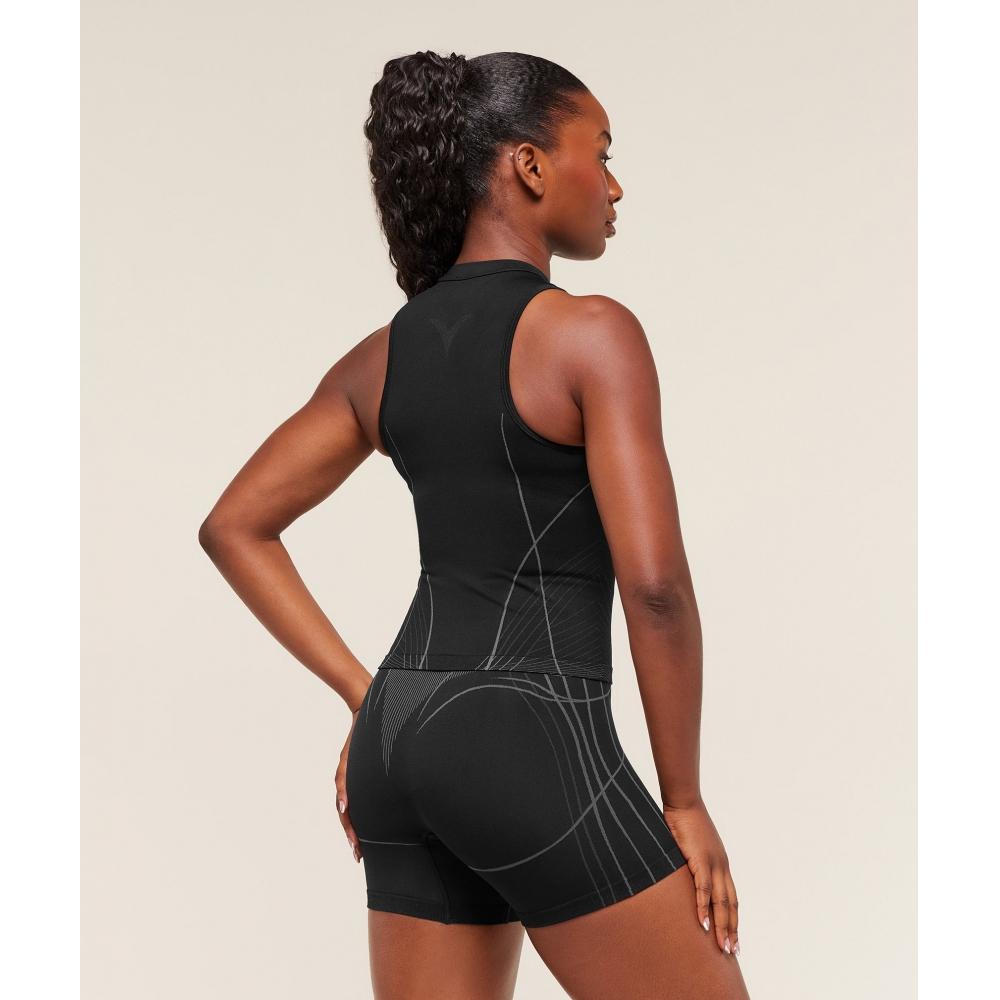 Gymshark Apex Seamless Tank Black Graphite Grey B4c6m Bb29