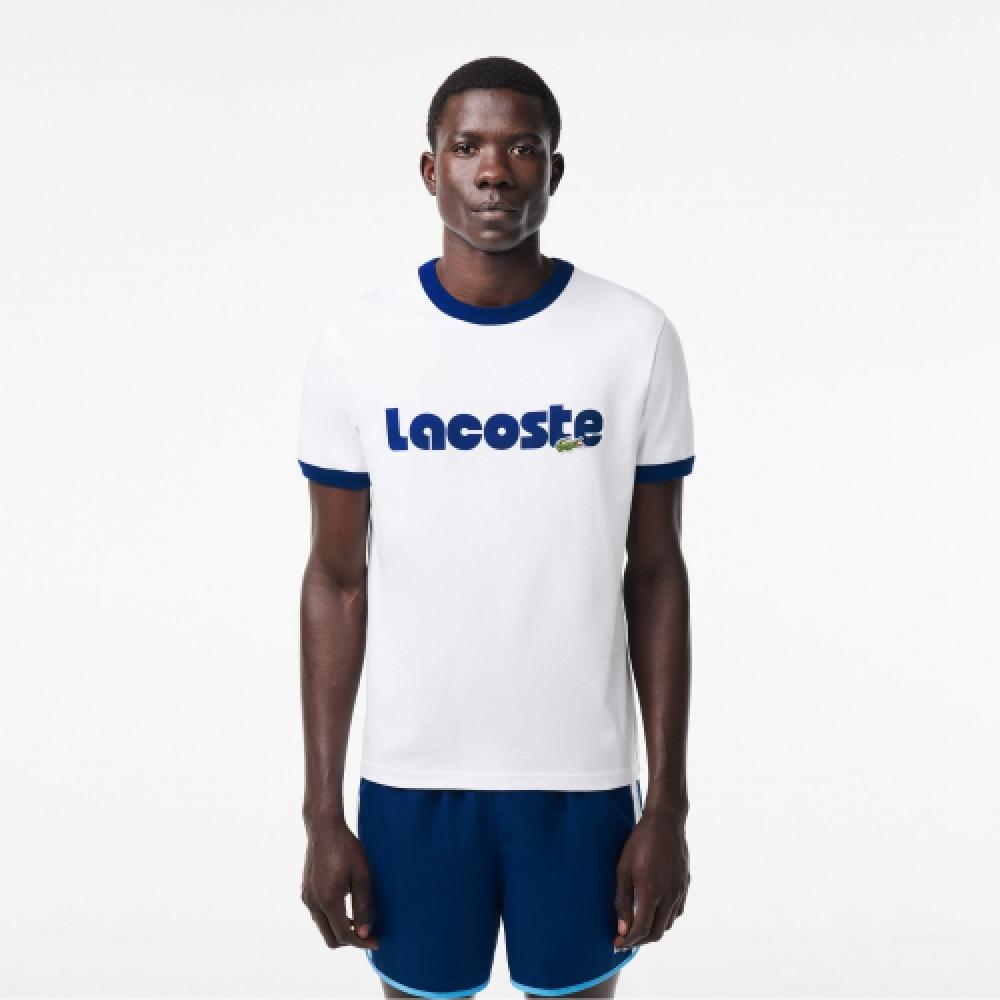

LACOSTE Мужская ФУТБОЛКА SUMMER PACK COLOR RINGER [БЕЛАЯ]