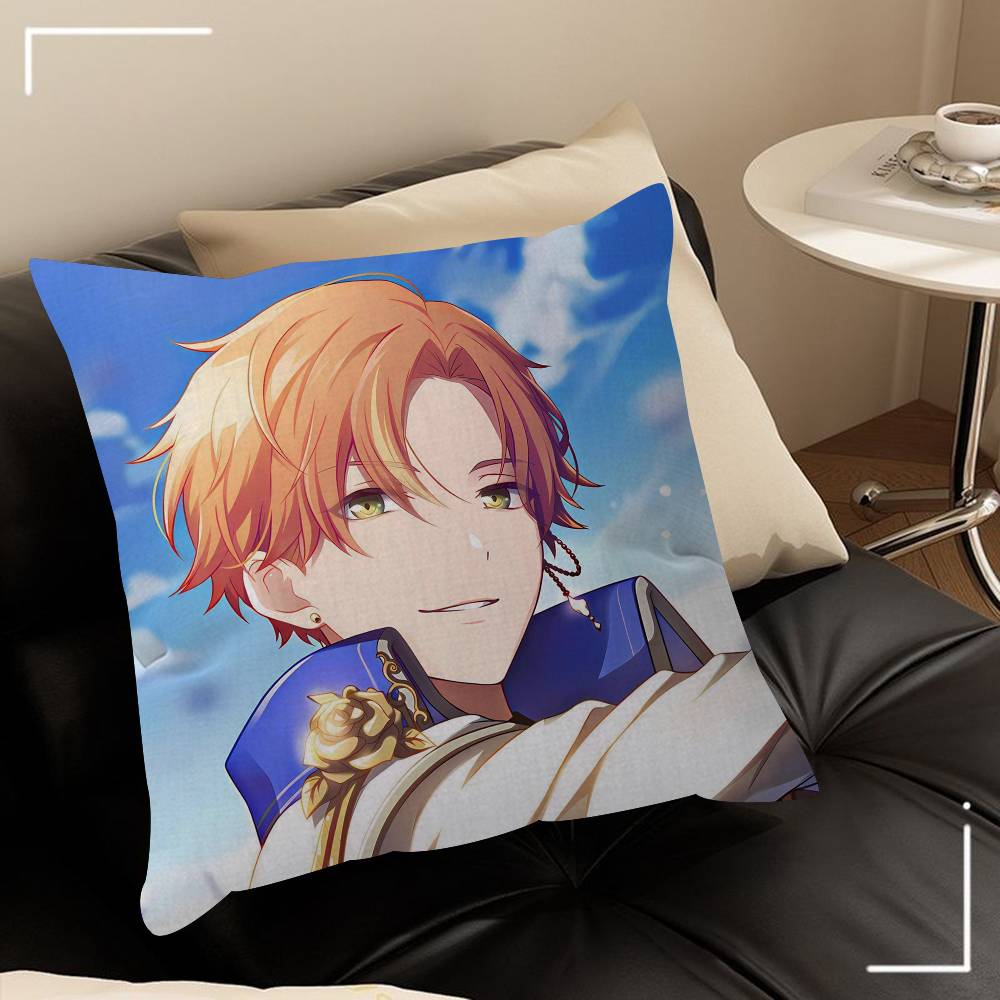 Anime singer Akito Shinonome   Pillow Cushion Cover Pillowcase Living Room Sofa Home Decor Customized