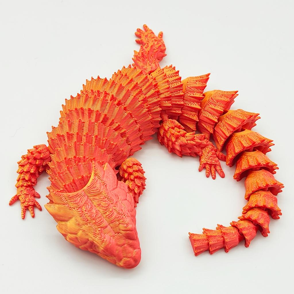 3D Printed Toys Lizards Animals Figures Model Multi-joint Movable Ornament Decorative Desktop Creativity Novelty Kids Gifts Toy