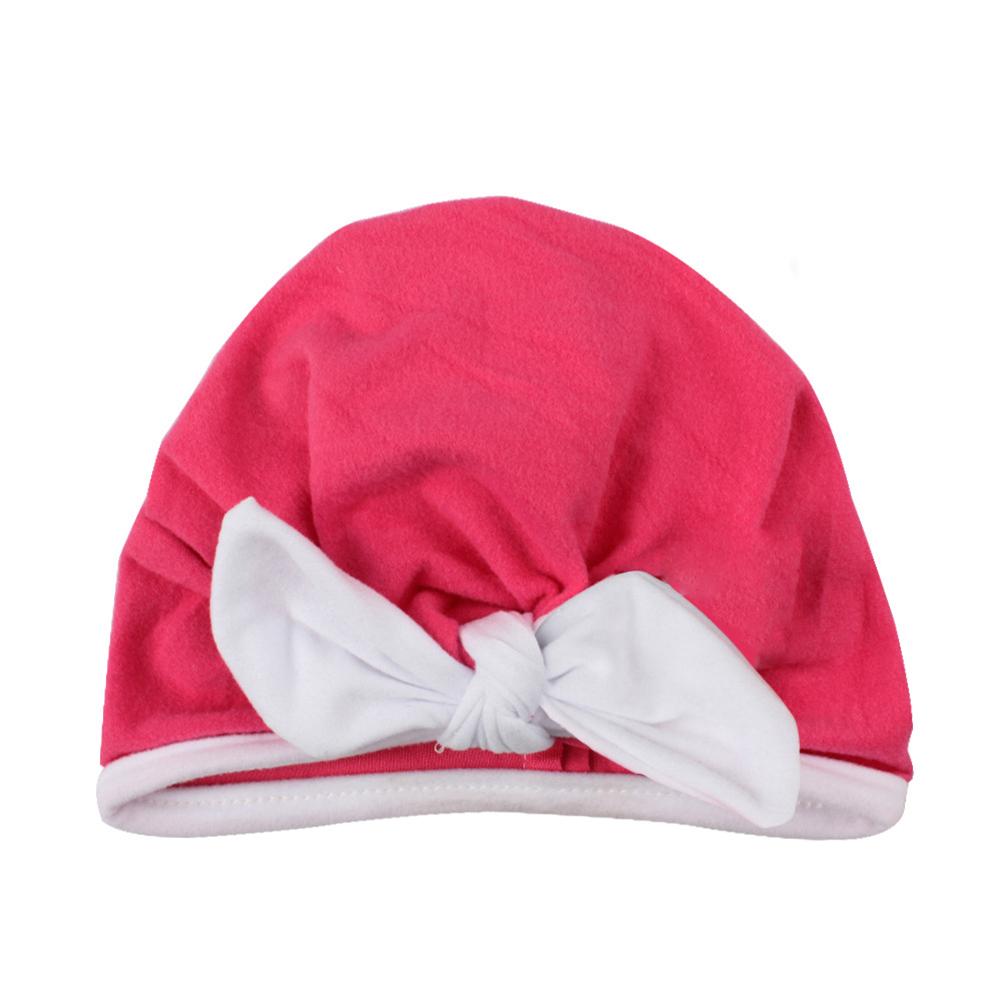 Newborn  Cap Cute Rabbit Ears Bowknot Cotton Beanie Hat Cap