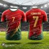 Ronaldo Fußballtrikot für Erwachsene Gedenk-Fußballhemd Atmungsaktiv Schnelltrocknend Training Kinder T-Shirt