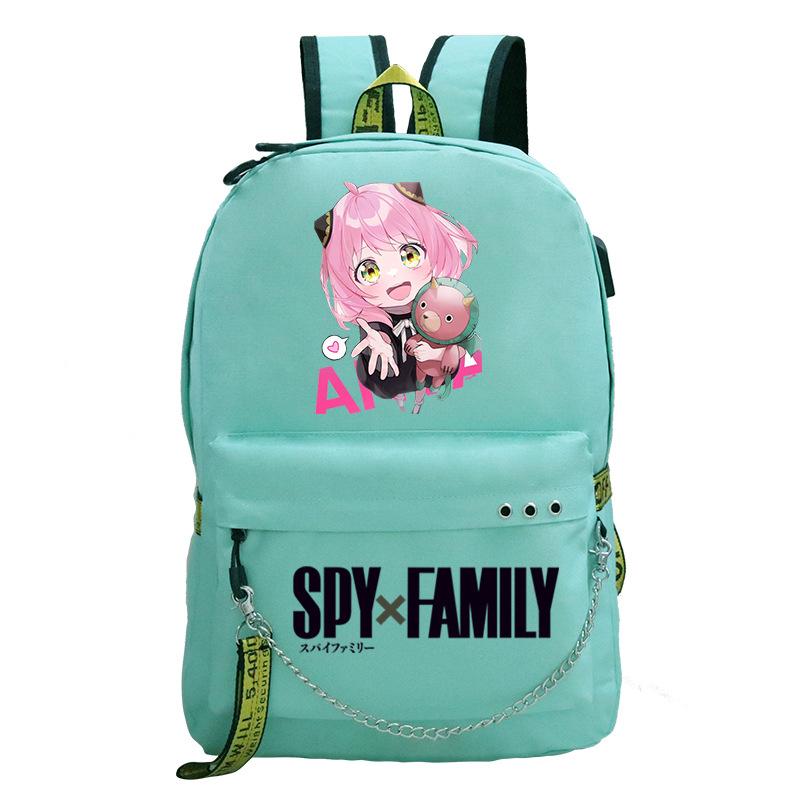 Spy playhouse anime periphery Ania backpack durable schoolbag girl cute schoolbag two-dimensional backpack
