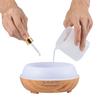 300ML 7Colors Change Wood Grain Aroma Air Humidifier