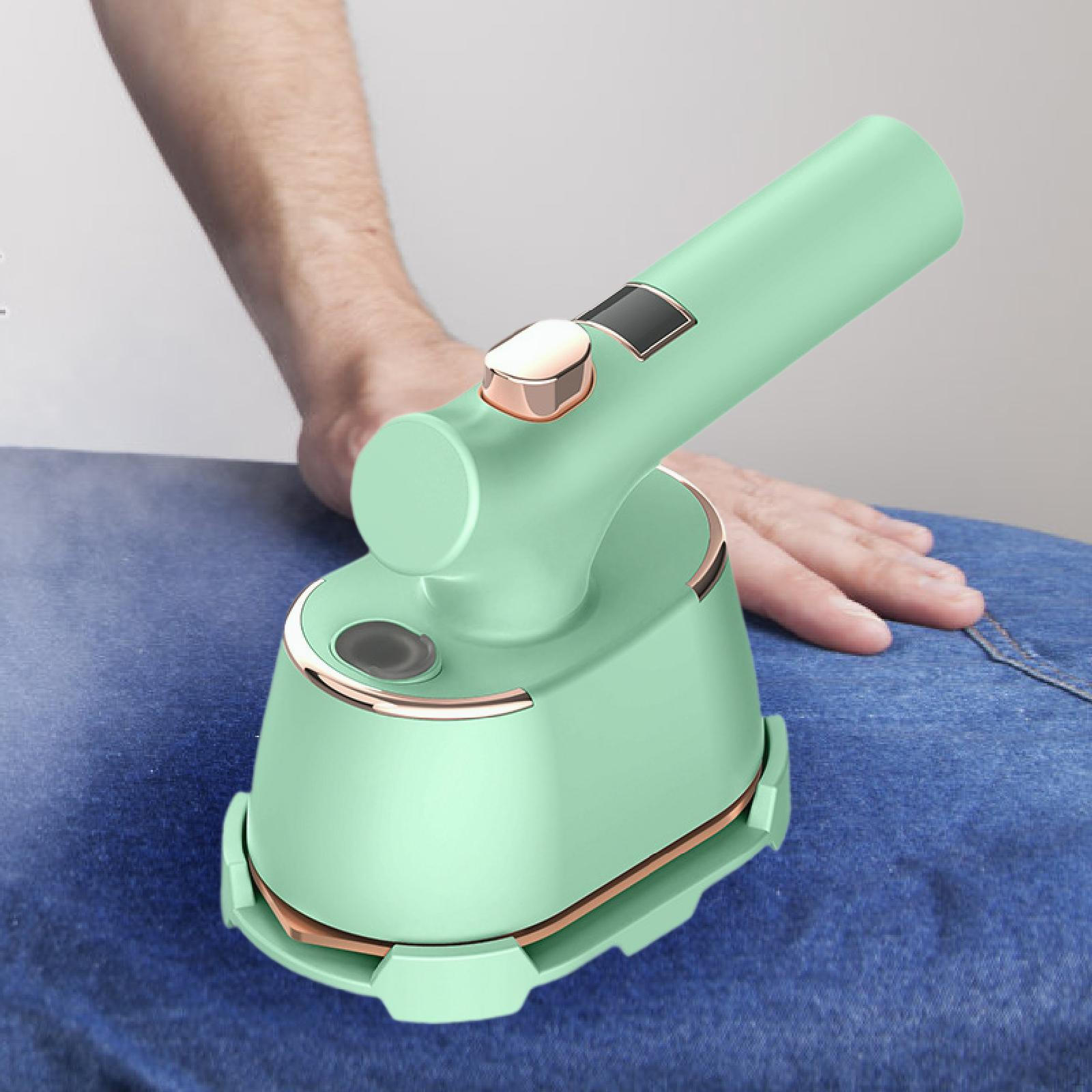 

Ручной отпариватель, портативная гладильная машина 40 Вт с ЖК-дисплеем, для влажной и сухой глажки зелёный