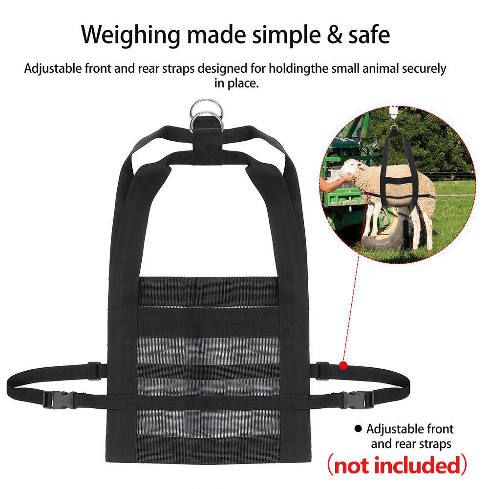 Cântar cu cârlig pliabil cu chingi ajustabile pentru cântărirea vițeilor, mieilor, caprelor, animalelor de fermă, animalelor mici - Consumabile