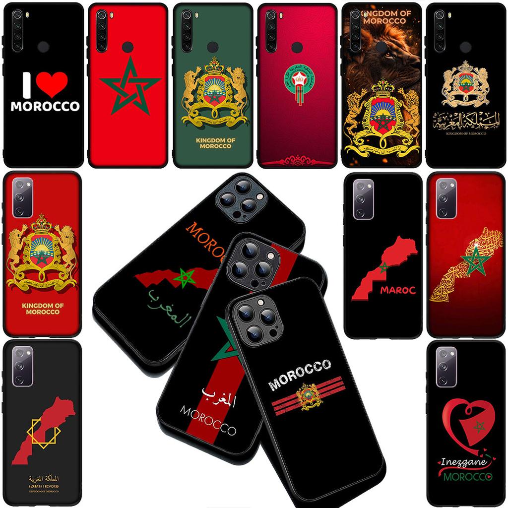 Morocco Flag Silicone Cover for Xiaomi Redmi Note 12 11 10 Pro 10A 10C 12C 13C Note12 12Pro Coque Phone Case