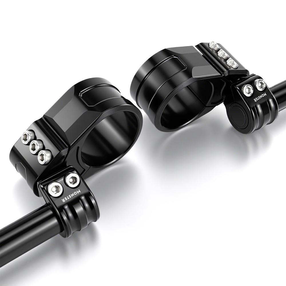 50mm Motorcycle Clip On Ons Fork Handlebar Riser Fit For Suzuki GSX-R Ducati Monster Aprilia KAWASAKI Yamaha Triumph MV AGUSTA