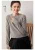 Women's 100% Cashmere Round Neck Sweater - Autumn/Winter Loose Knit Pullover