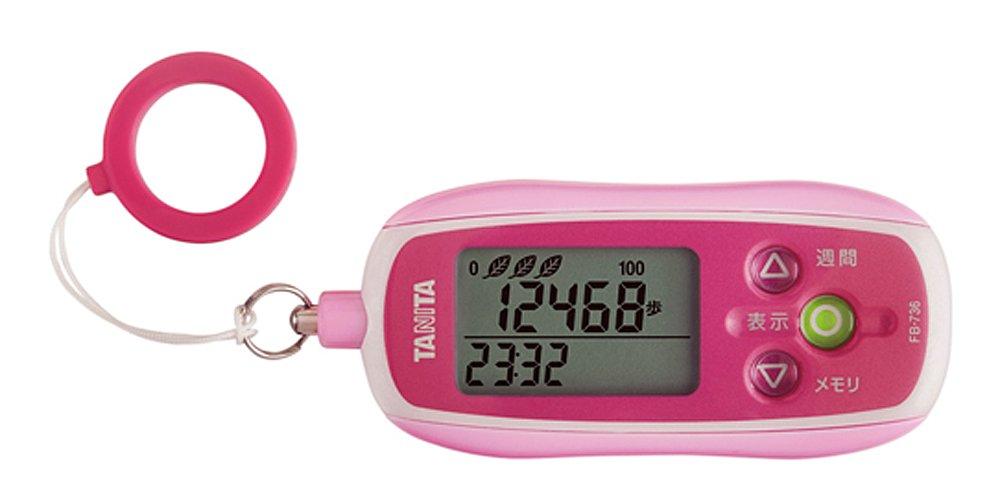 

Tanita PK Pedometer with 3D Sensor and Security Pink FB-736 Buzzer, розовый