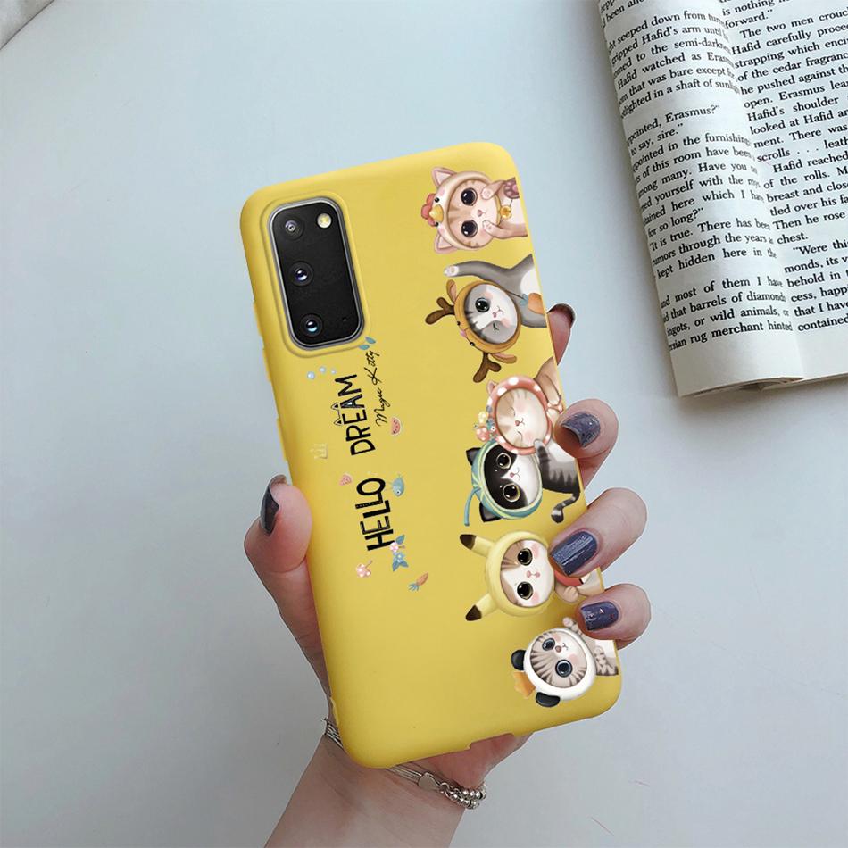 Case For Samsung Galaxy S20 FE Case S20 Ultra Soft Silicone Back Cover Phone Case For Samsung S20 FE S 20 Plus Case Cute Fundas