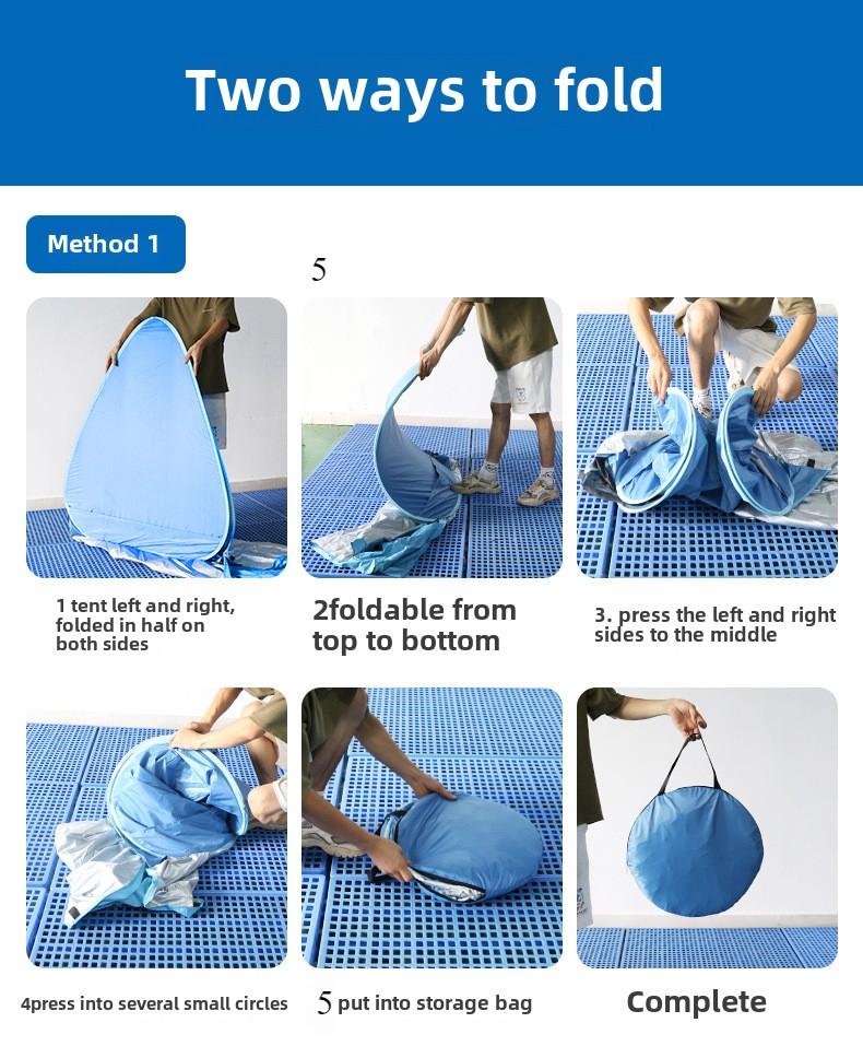 Outdoor Camping Tent, Automatic Quick-opening Folding Beach Tent, Sunshade, Sun Protection and Rain-proof Tent, Convenient Nice