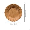 Mini Wood Tray Cheese Plate Multifunctional 13cm Decoration Tea Coffee for Bedroom Dresser