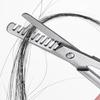 1Pcs Stainless Steel Eyebrow Trimmer Scissors Precision Grooming Tool For Men & Women Effortless Knife Hair Removal Shaver Tool